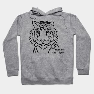 Year of the Tiger Outline Hoodie